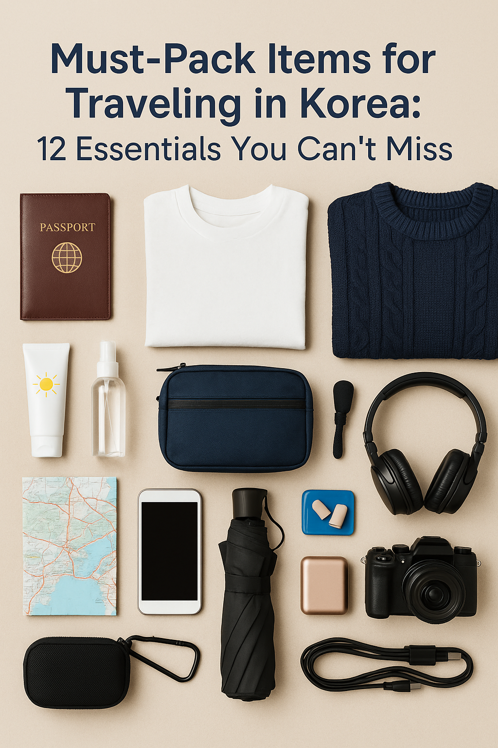 🇰🇷 Must-Pack Items for Traveling in Korea: 12 Essentials You Can’t Miss