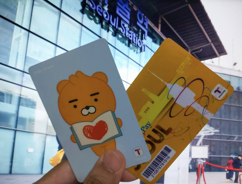 Seoul Metro 2025 convenience store CU where travelers recharge cards