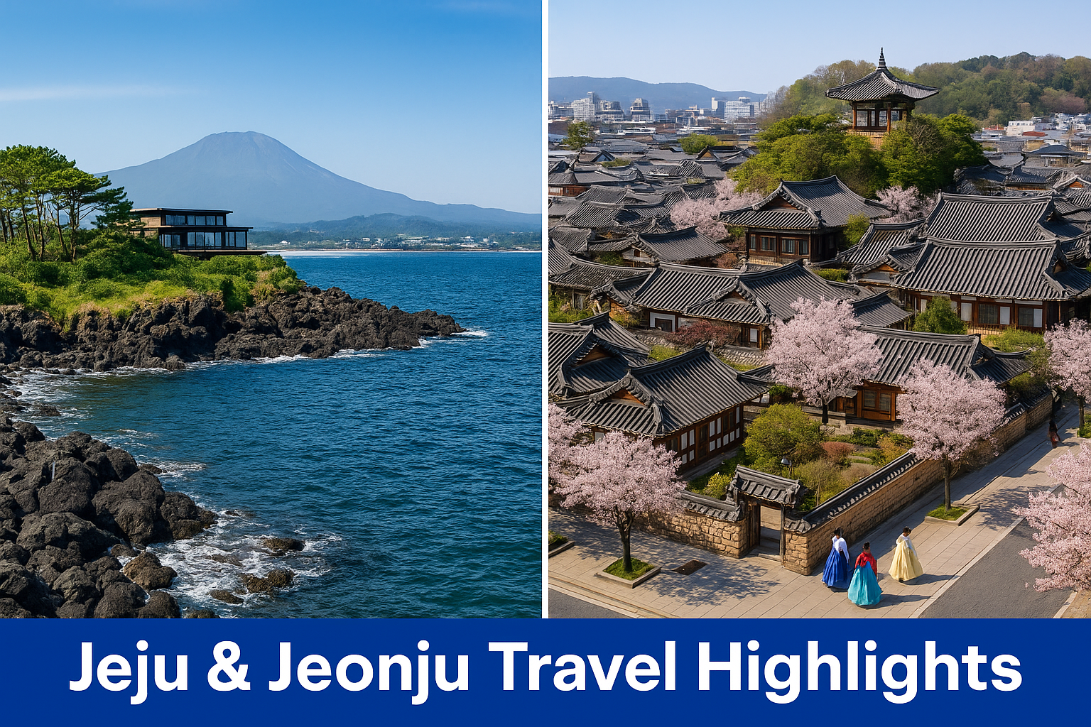 🇰🇷 Regional Korea Travel: Jeju Island and Jeonju Highlights