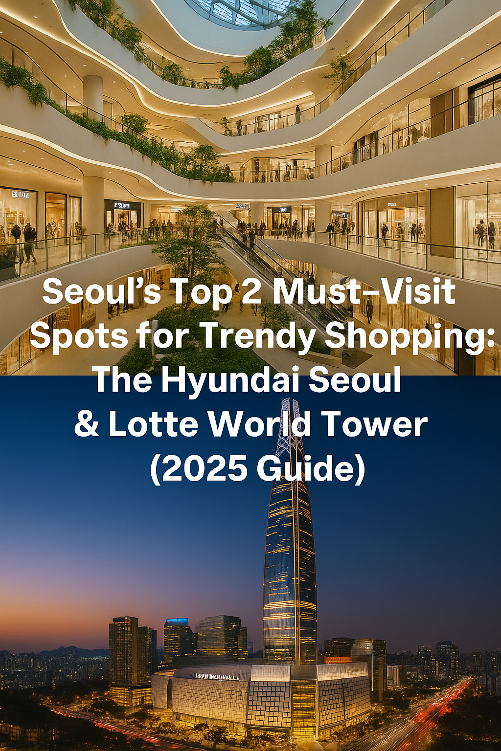 Ultimate Seoul Shopping 2025 Guide: The Hyundai Seoul & Lotte World Tower