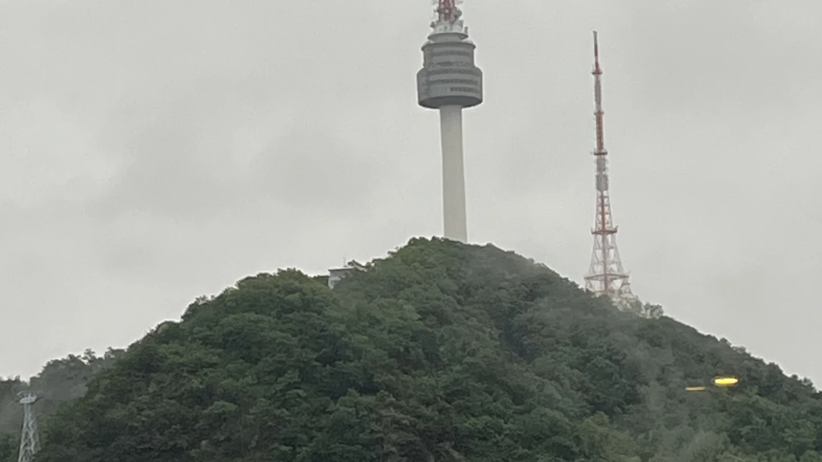 voco Seoul Myeongdong hotel review view of Namsan mountain and N Seoul Tower over the city