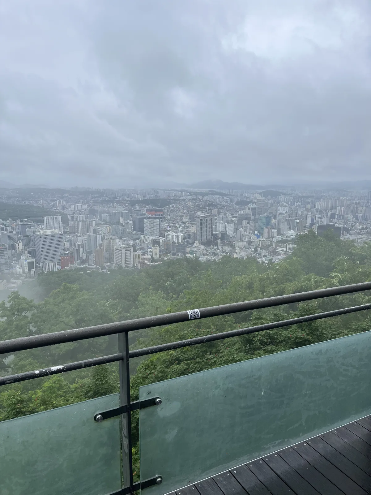 Best hotels in Seoul for international travelers: the view over Seoul from Namsan, near The Shilla